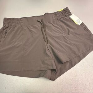 All In Motion | Taupe Athletic Shorts